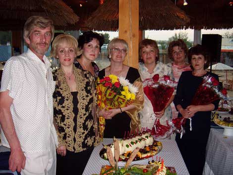 Учителя на выпускном вечере 2006